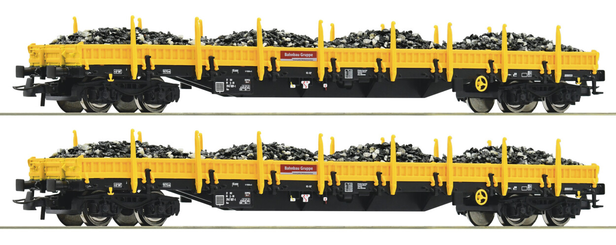 Roco 77026 2er Set Rungenwagen Ep. VI DBG