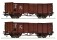 Roco 77035 2er Set offene G&uuml;terwagen Ep. IV DR