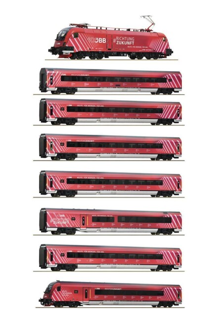 Roco 5500002 8er Set Triebzug 100 Jahre Railjet Ep. VI ÖBB