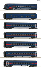 Roco 5510004 7er Set Personenwagen Nightjet Ep. VI...