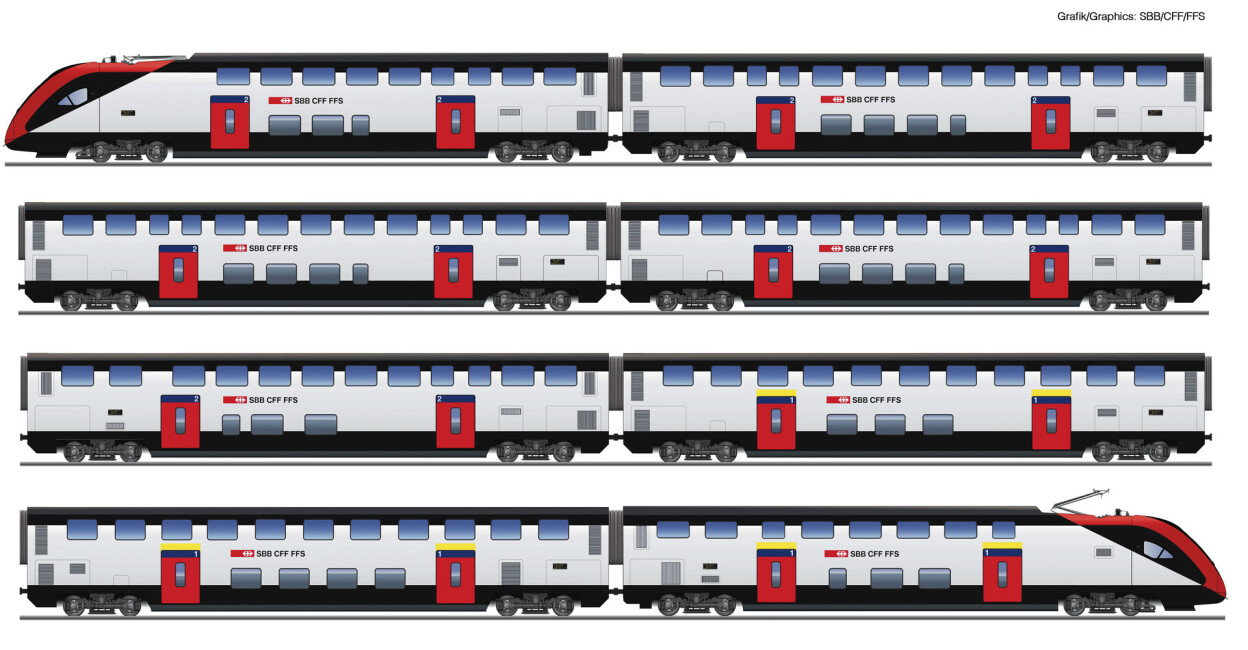 Roco 7710007 8er Set Triebzug RABe 502 Ep. VI SBB Sound