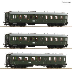 Roco 6280001 3er Set Personenwagen &bdquo;Altenberger&ldquo; Ep. II DRG
