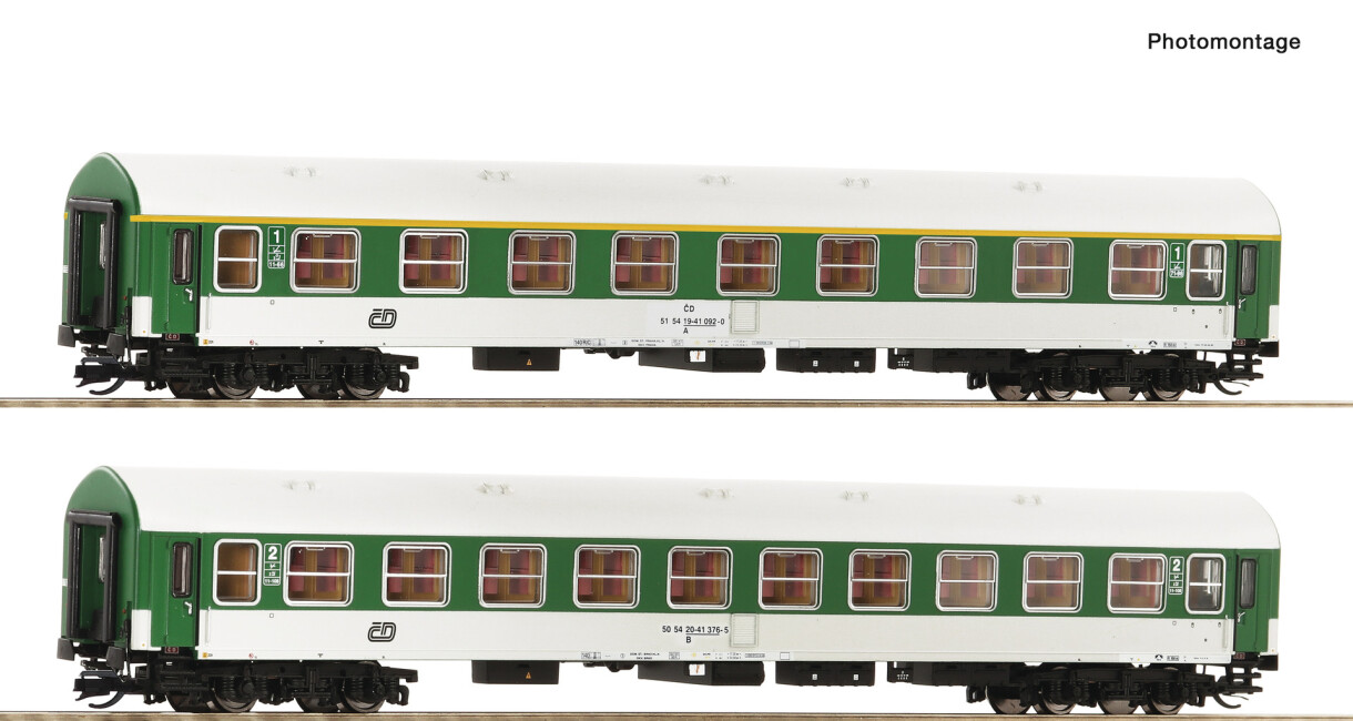 Roco 6280010 2er Set Personenwagen Y/B 70 1 Ep. V CD