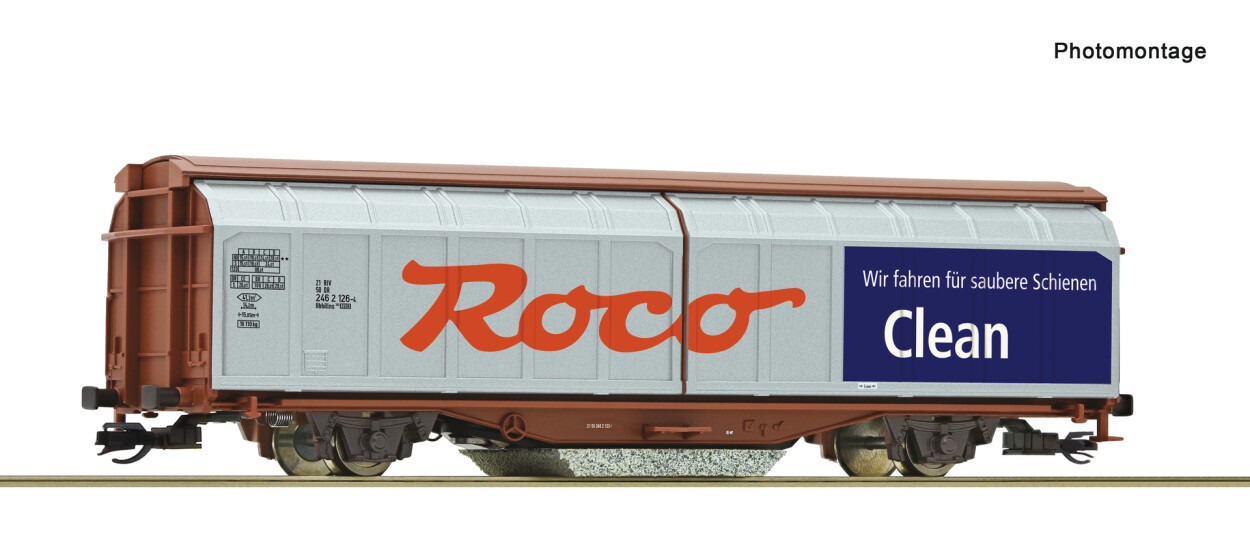 Roco 6680005 Schiebewandwagen Hbbillns ROCO Clean Ep. IV DR