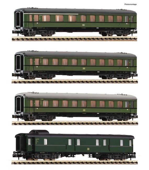 Fleischmann 6260004 4er Set Schürzenwagen Ep. III DB