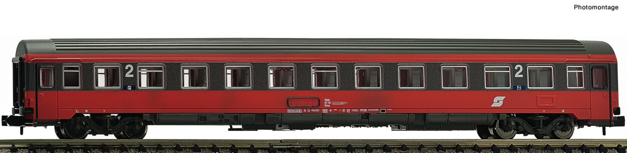 Fleischmann 814511 Personenwagen Bmz EC 16 „Max Reinhardt" 2.Kl. 1 Ep. V ÖBB