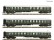 Fleischmann 6260011 3er Set Personenwagen mit Steuerwagen Ep. III DB