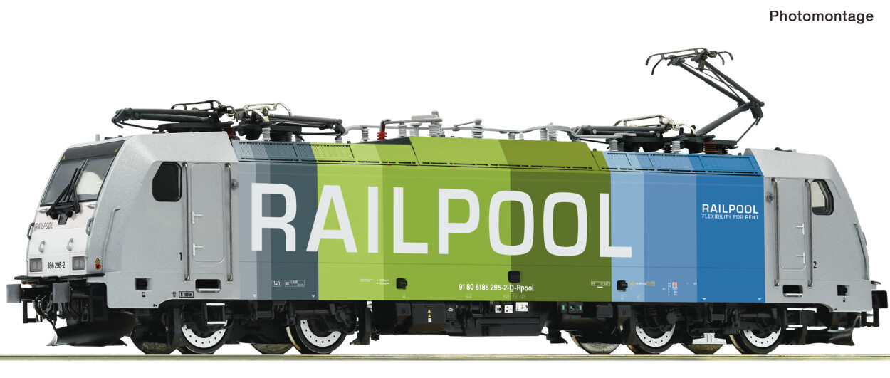 Roco 7510011 E-Lok 186 295-2 Ep. VI RAILPOOL Sound