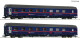 Roco 6200021 2er Set Schlafwagen WLABmz T2S Nightjet Ep. VI &Ouml;BB