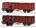 Roco 6600002 2er Set offene G&uuml;terwagen Ep. IV CSD