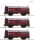 Roco 77050 3er Set Schiebedachwagen Tcs Ep. IV DB