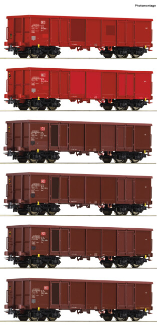 Roco 75858 6er Set Hochbordwagen Eaos Ep. V-VI DB AG