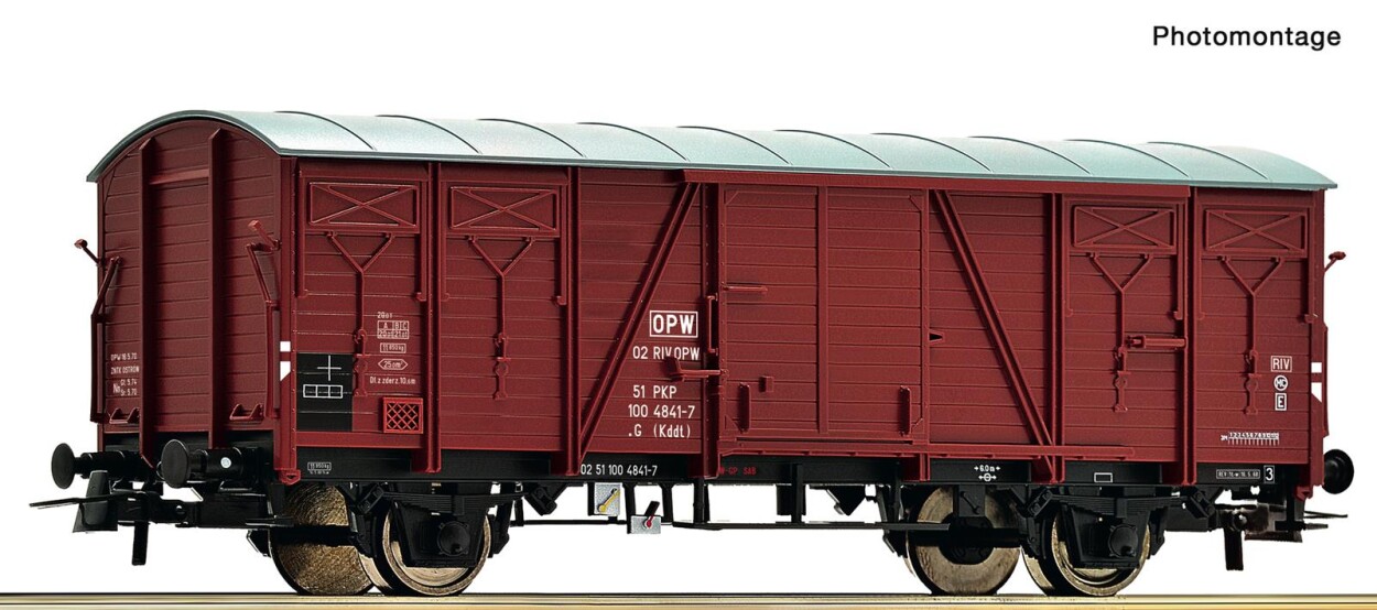 Roco 6600045 Gedeckter Güterwagen Kddt Ep. IV PKP