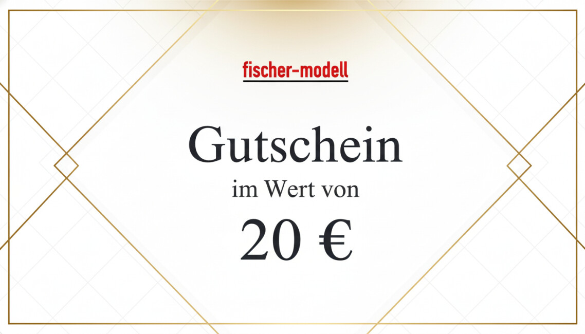 fischer-modell   20 EUR Gutschein
