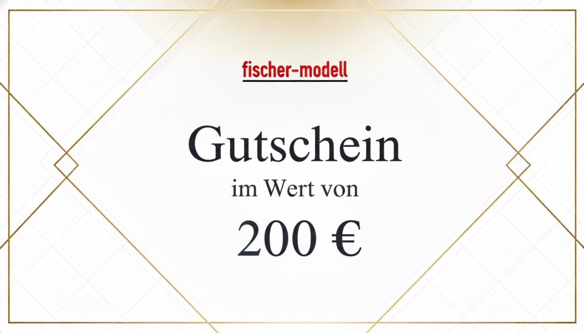 fischer-modell  200 EUR Gutschein