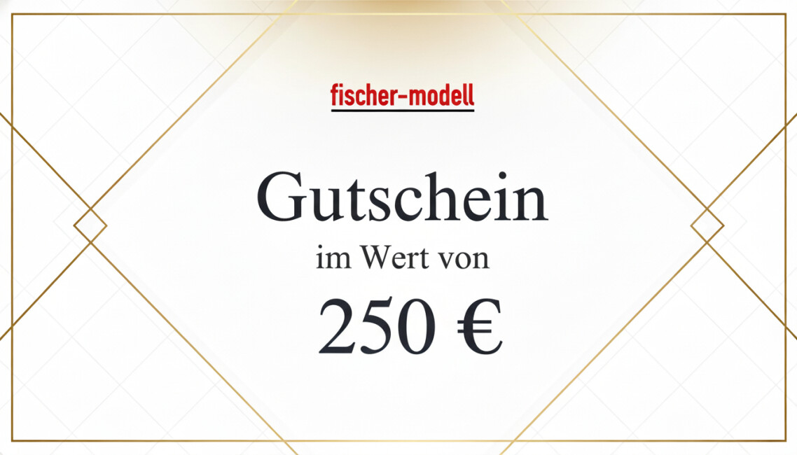 fischer-modell  250 EUR Gutschein