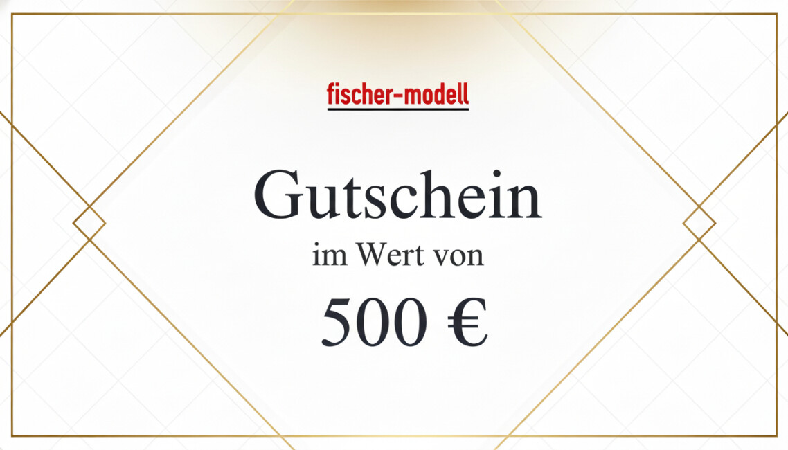 fischer-modell  500 EUR Gutschein