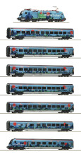 Roco 61500 8er Set Personenzug mit E-Lok 116 &bdquo;Klimajet&ldquo; Ep. VI &Ouml;BB