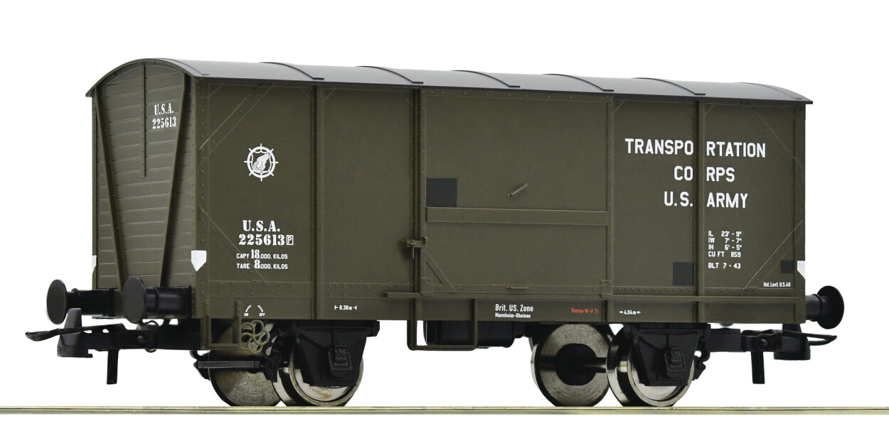 Roco 76316 Gedeckter Güterwagen Ep. II-III USTC