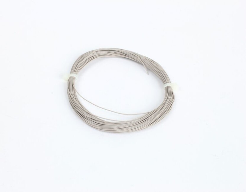 ESU 51946 Hochflexibles Kabel, Durchmesser 0.5mm, AWG36, 2A, 10m Wickel, Farbe grau